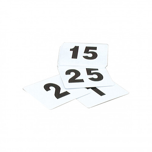 Utility Black and White Table Number Set 150