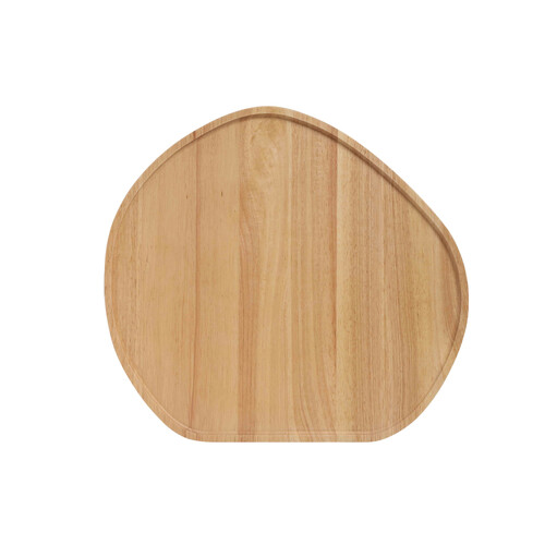 Wooden Serving Platter Round Large