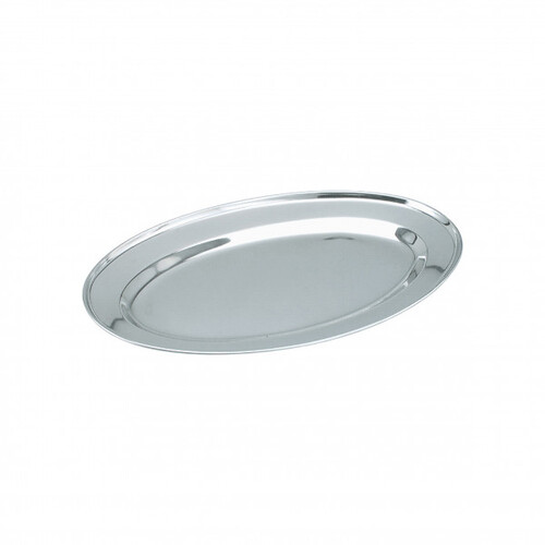 Utility Platter Oval  Stainless Steel 250mm